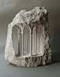 Sculptor Carves Ornate Architecture Interiors into Small Blocks of Marble and Stone : Matthew Simmonds is a Copenhagen-based artist who carves miniature basilicas, rotundas, pillars, and passages from marble and stone. We first discovered his stunning cra