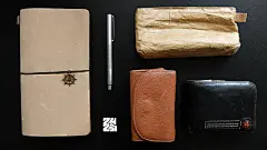 手工真皮复古怀旧DIY手帐本 绑带旅行记事本绘画涂鸦本可定制LOGO-淘宝网