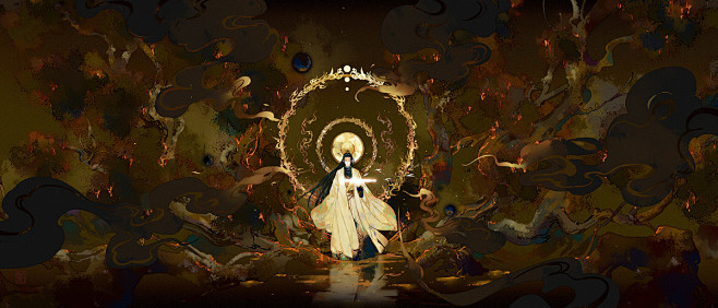 / 初明长卷 /_荀白茶司__插画师作品...