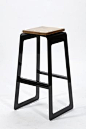 between the hours of bar stool on Industrial Design Served