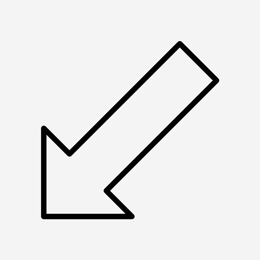 左下箭头符号箭头 https://88i.