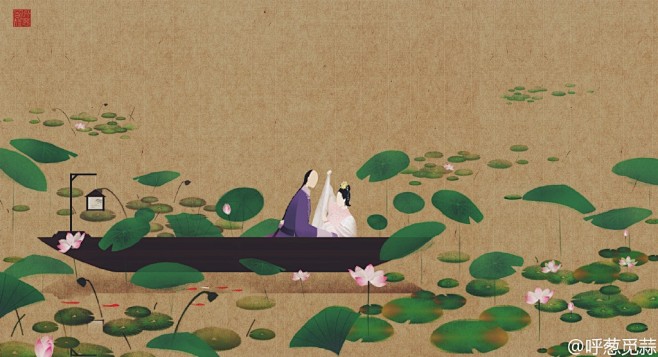 这位爱画「无脸男」的插画师，让中国风美出...