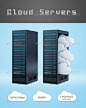 Cloud Servers 高清云服务器立体图形设计模板源文件素材-淘宝网