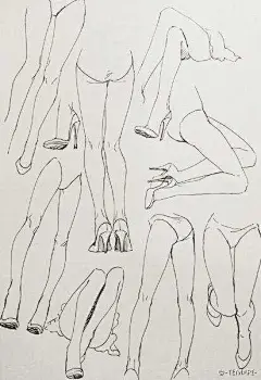 。。。教腿的画法