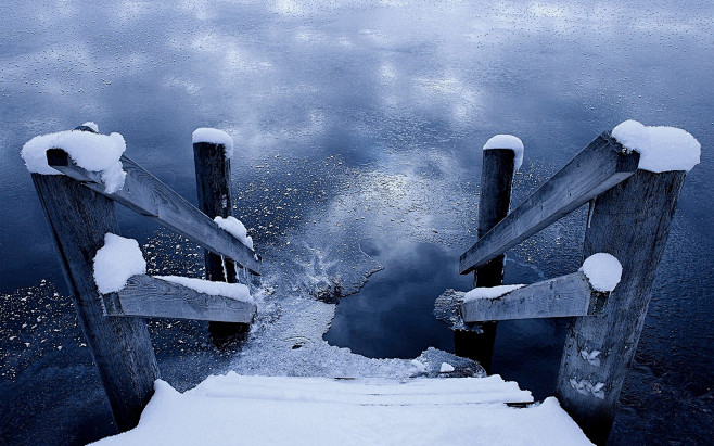 冬季唯美雪景桌面壁纸