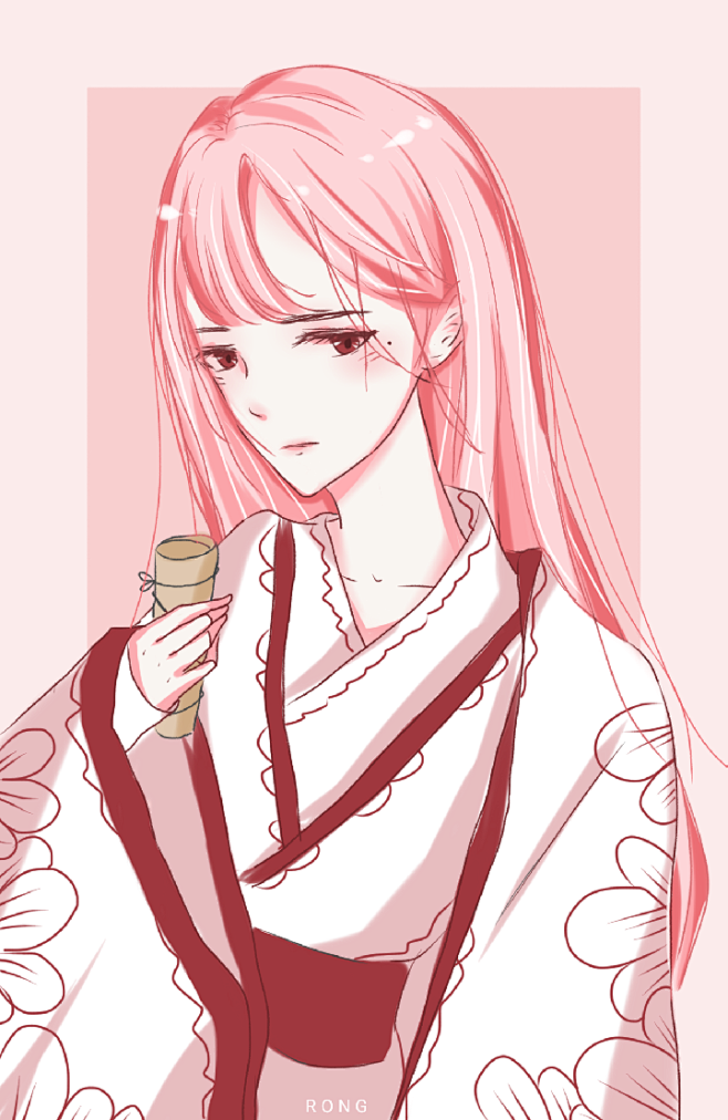 半身人设女容嫣卿绘