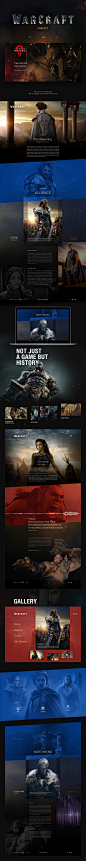 Warcraft Website Concept on Behance