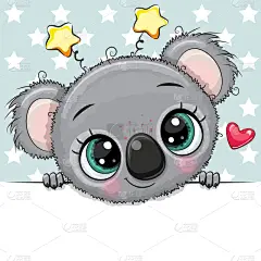 树袋熊,背景,卡通,星形,可爱的,贺卡,背景分离,铅笔,玩具,简单