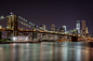 David Grigo在 500px 上的照片Manhattan Skyline Brooklyn Bridge at night