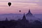八名：Balloons over Bagan, in Burma/Myanmar
[器材] 【Canon EOS 20D】 
[参数] 光圈: F/5.0 快门:1/200 焦距:100 毫米 感光度:100