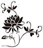 莲花 荷花 线条 底纹边框 莲花花纹 边框花纹 花纹图片 花 #矢量素材# ★★★http://www.sucaifengbao.com/vector/huawen/