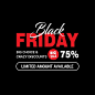 Black friday, background Free Vector