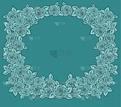 玫瑰,唇形科,轻的,菜园,边框,华丽的,浪漫,壁纸,植物群,复古