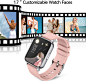 Amazon.com: Smart Watch for Women Girls Pink, Touch Screen Smartwatch with Heart Rate, Blood Pressure, Sleep Monitor, Waterproof Activity Workout Watch with Pedometer, Fitness Tracker Watch for iPhone iOS Android : Electronics