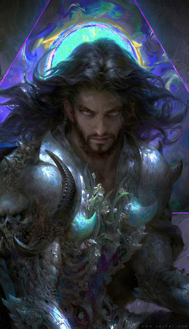 冥王·哈迪斯 #希腊神话系列插画# 6767.