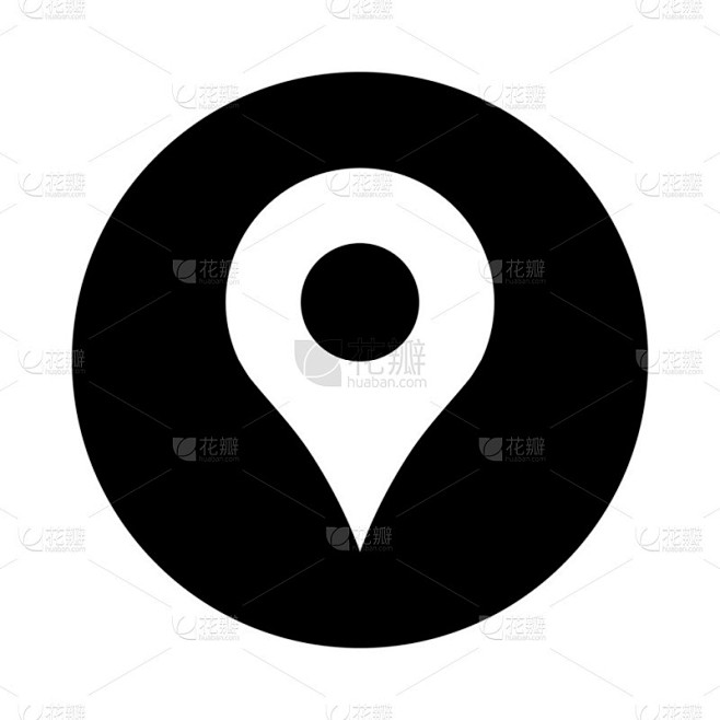 位置旅游地理 Pin 矢量图标