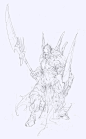 欧美_角色_线稿_作品编号:806938_高清CG插画、原画下载_千画网588art.com