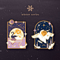 Winter is coming and my winter pins are open for pre-order now! (ends Oct 30th PDT) Get ready for the cold weather! ❄️ ✨ Use discount code "WINTER" to get $1USD off when you purchase a set. ✨ available at curamoon.bigcartel.com (link in bio)