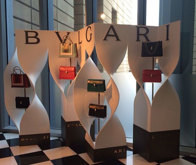 #Bvlgari #BagsDispla...