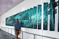 Unisphere: Digital Sundial by Hush - Inspiration Grid | Design Inspiration : New York-based experience design studio Hush developed this incredibly large digital sundial that measures energy usage in the net-zero headquarters of biotech innovators United 