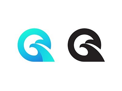 Q + Eagle eagle logo...