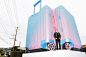 Timed with the inaugural debut of global contemporary art fair Frieze in Los Angeles, German luggage maker Rimowa showcased its newest creative collaboration—with L.A.-based artist Alex Israel—in the form of a 20-foot-tall Rimowa suitcase feat