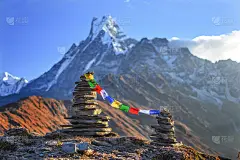 华丽的喜马拉雅山脉