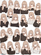 i2sunny_A_girl_with_long_hair_wearing_a_sweater_multiple_poses__3