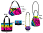 Hello Kitty Hand Bags : Design hand bags based on current trends in fashion under the Sanrio® ©Hello Kitty license. Designing these lines was a lot of fun to have the creative freedom of NOT using the usual provided style guides.