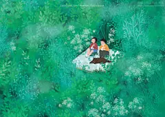 儿时梦境里的惬意小时光。 / 插画by.Đốm Đốm ​​​​