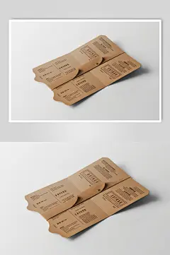 AI数字艺术代金券图片样机-众图网