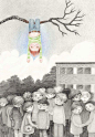 美国插画师Kathy Hare 彩铅插画作品 插画艺术--创意图库