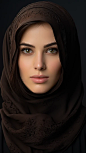 An ultra-realistic photograph captured with a Sony α7 III camera, equipped with an 85mm lens at F 1.2 aperture setting, portraying a Syrian muslim woman aged 25 with a neutral level of attractiveness. She is wearing a niqab. She is slightly smiling. The i