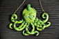 Punk  Octopus Necklace 朋克章鱼项链