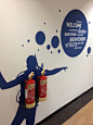 Unilever 'Welcome' environmental graphics: 