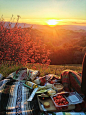 Picnic at sunset. #summer #adventures