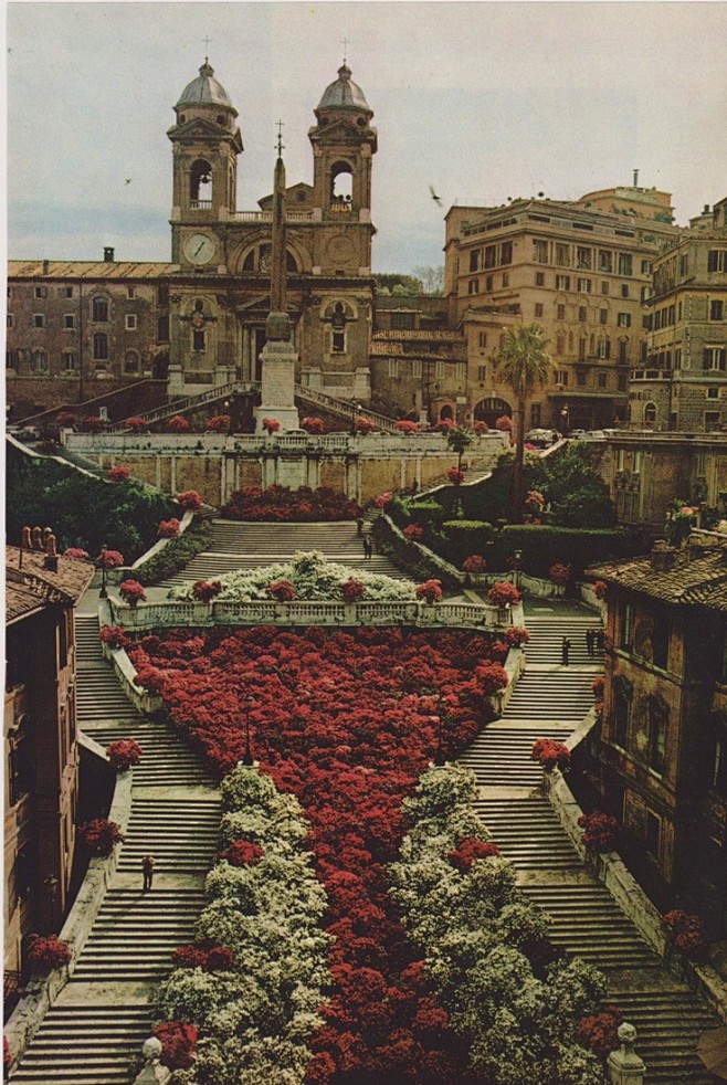 西班牙大台阶，意大利罗马