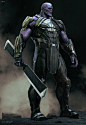 Jerad Marantz ，Avengers Endgame Warrior Thanos Design