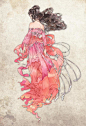 #剑网三同人图#  (╯· ω·╰)全校服的抠脚秀终于画完了，粉色滚筒洗衣机画得人眼睛疼，旋转跳跃窝不停歇！~