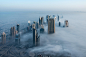 Dubai Downtown in Fog by Andreas Sigrist