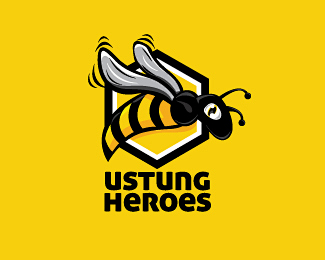 UstungHeroes蜜蜂logo #...