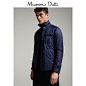 秋冬折扣 Massimo Dutti 男装 海军蓝衬衫式外套 03403213401
