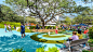 Levy Park | OJB Landscape Architecture : Levy Park is a highly programmed 5.9-acre urban park centered within the residential development project in the Upper Kirby District of Houston.