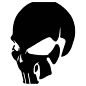 The Punisher Skull 8 Vinyl Decal Sticker BallzBeatz . com