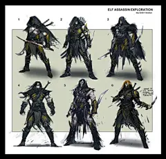 MIDDLE EARTH : SHADOW OF MORDOR（中土世界-暗影魔多）游戏角色概念设计欣赏。L《中途世界：暗影魔多》情节预告片