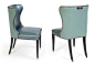 Wing back dining chairs: 