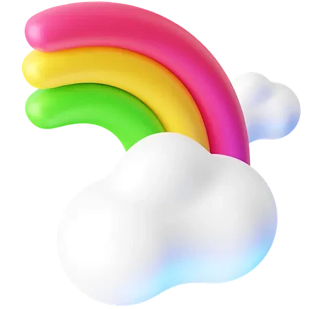 Rainbow  3D Icon