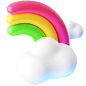 Rainbow  3D Icon