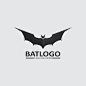 蝙蝠，logo标志矢量图素材