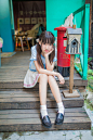 @--纯图--
（楼梯）人像摄影 楼梯拍照pose 在楼梯拍照 阶梯 美女
